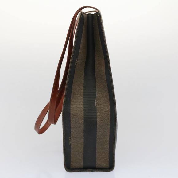 FENDI Pecan Canvas Shoulder Bag Brown Auth ep1432 - Picture 3 of 16